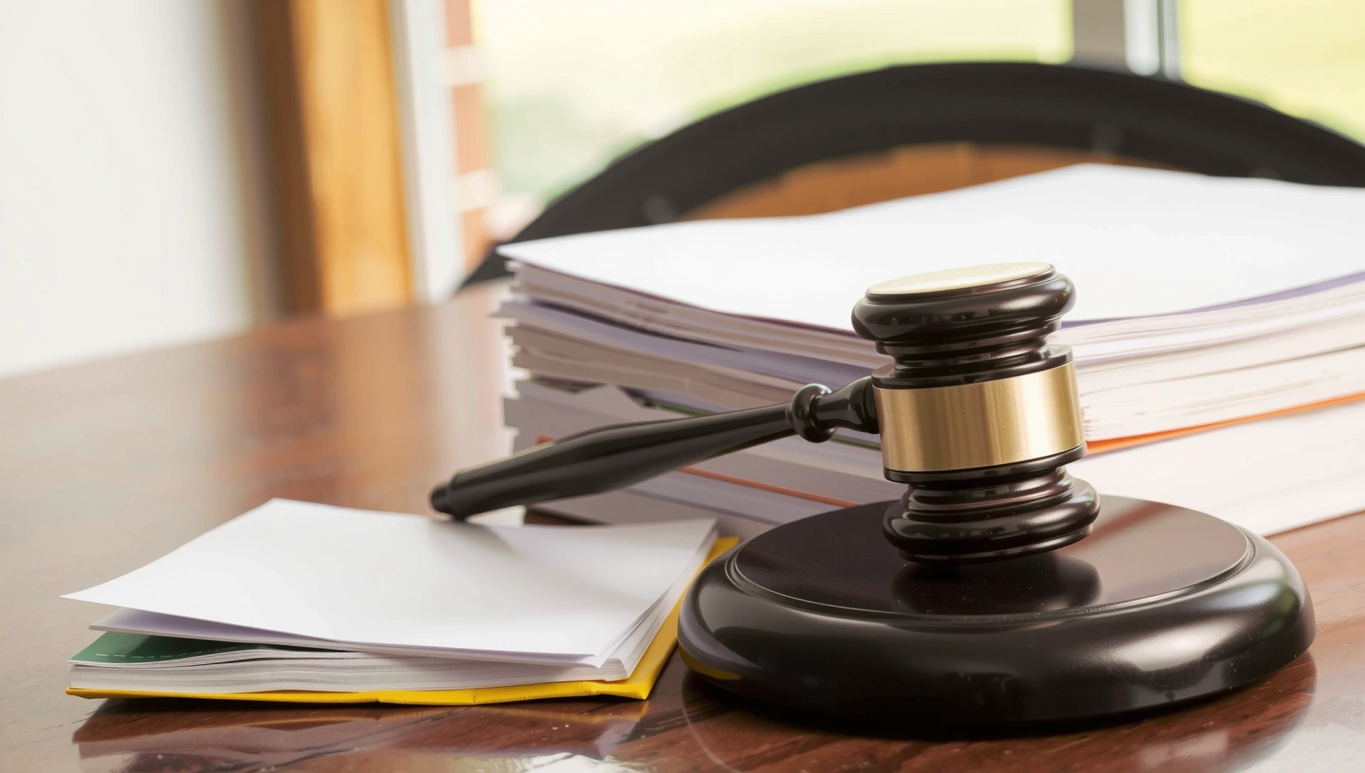 Legal documents and scales of justice symbolizing terms and conditions